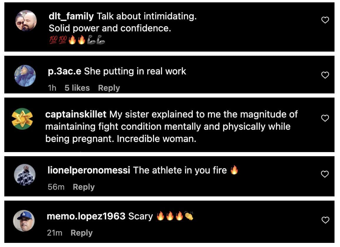 Comments from Instagram